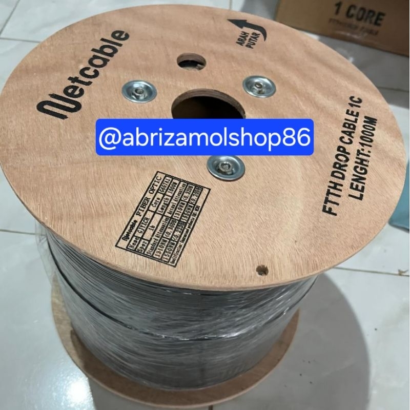 KABEL FIBER OPTIK DROPCORE 1 CORE 3 SELING 1KM 1000M