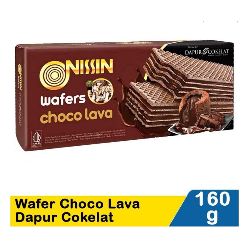 

Nissin Wafer Cream Choco Lava 160gr