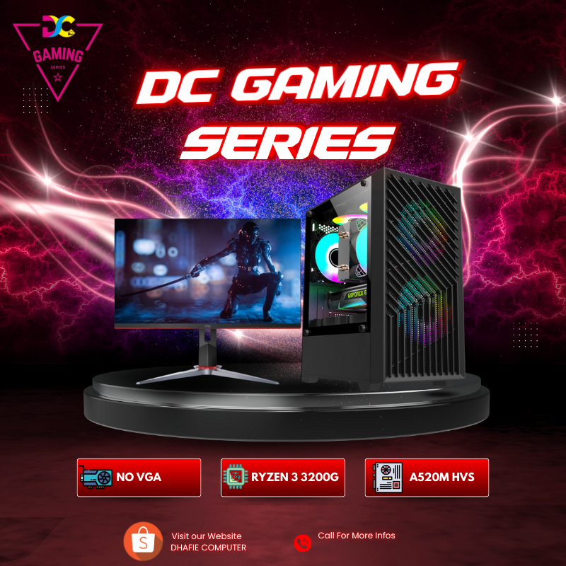 PC G Series PC AMD Ryzen 3 3200G | 16GB | SSD 256GB Rakitan Gaming