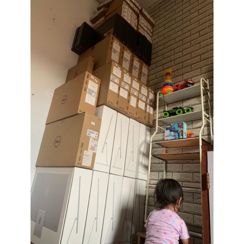 Kardus dus box Imac 24 inch tahun 2021 original fullset ex office