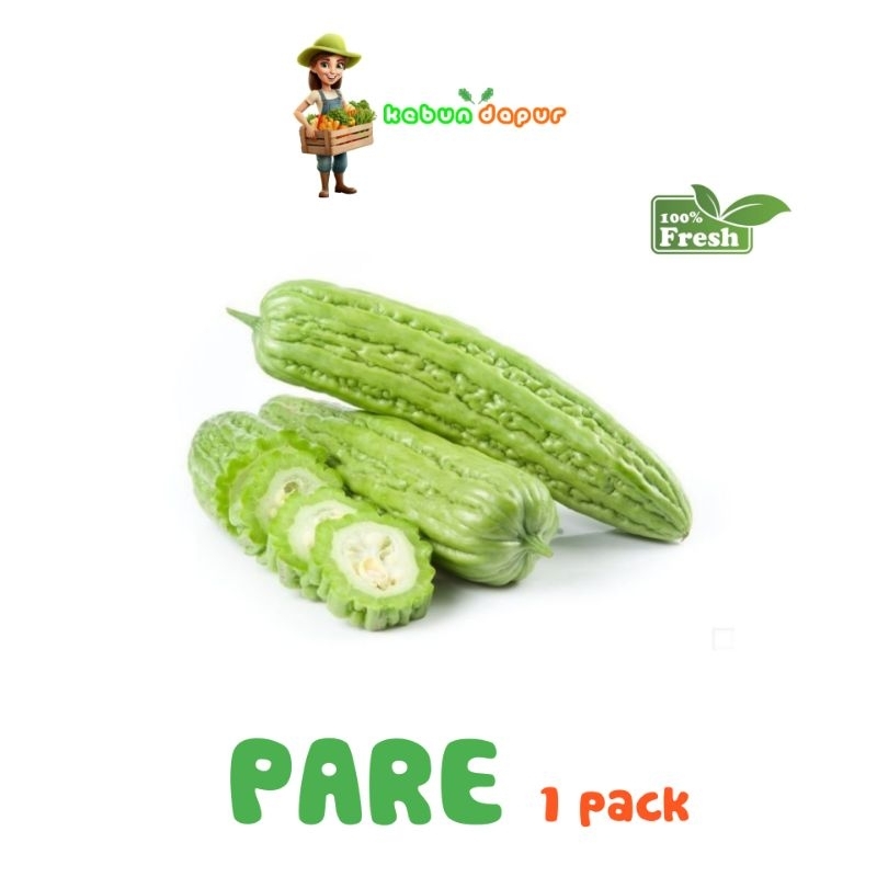 

PARE HIJAU FRESH Harga per 1 pack -Kebun Dapur-