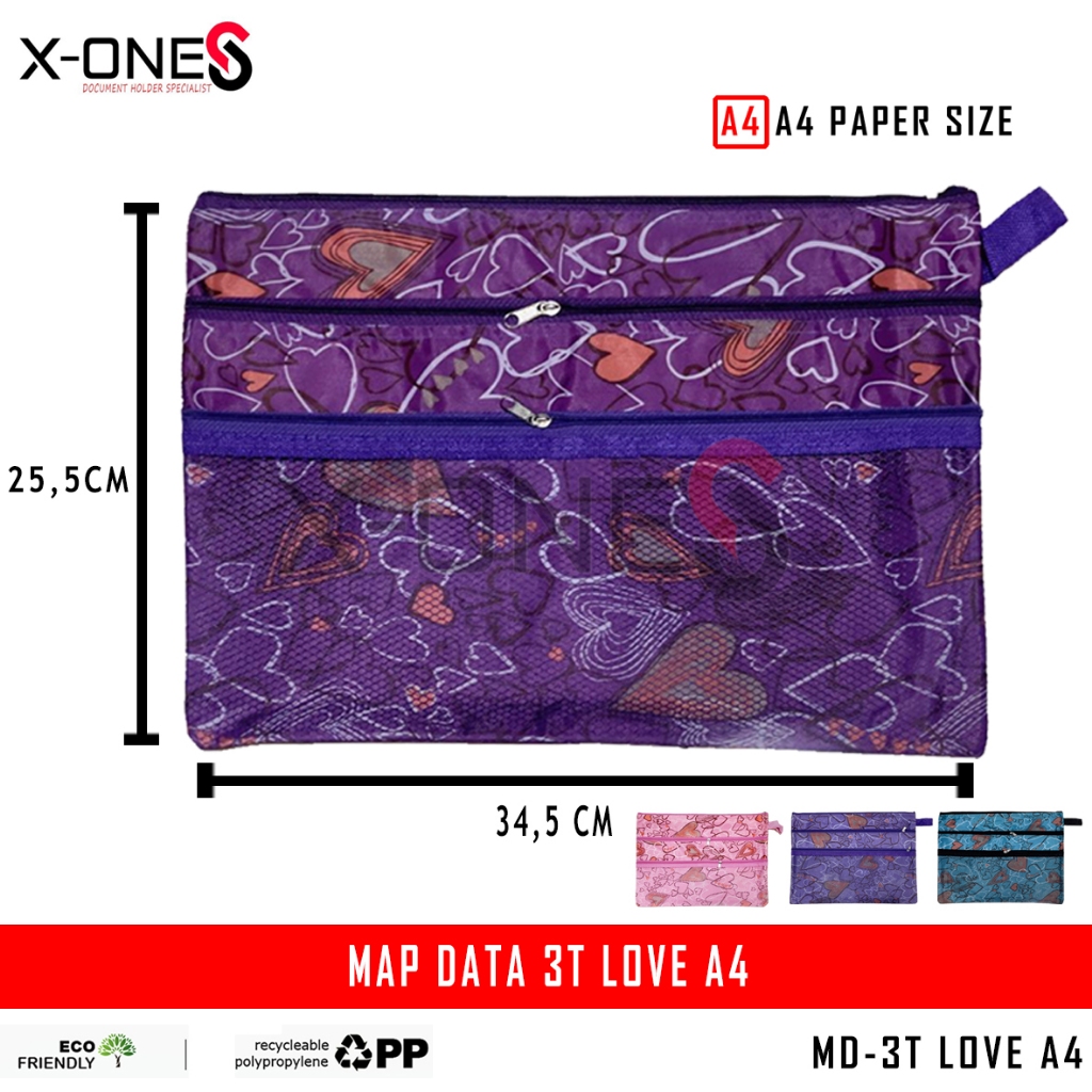 

X-ONE MAP DATA A4 3 RESLETING MOTIF LOVE / MD 3T LOVE A4