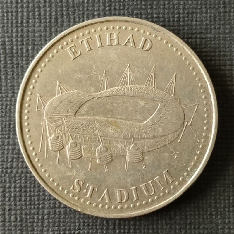 Koin Koleksi Etihad Stadium Manchester City 1894 Merchandise Sepak bola Koin Kenangan