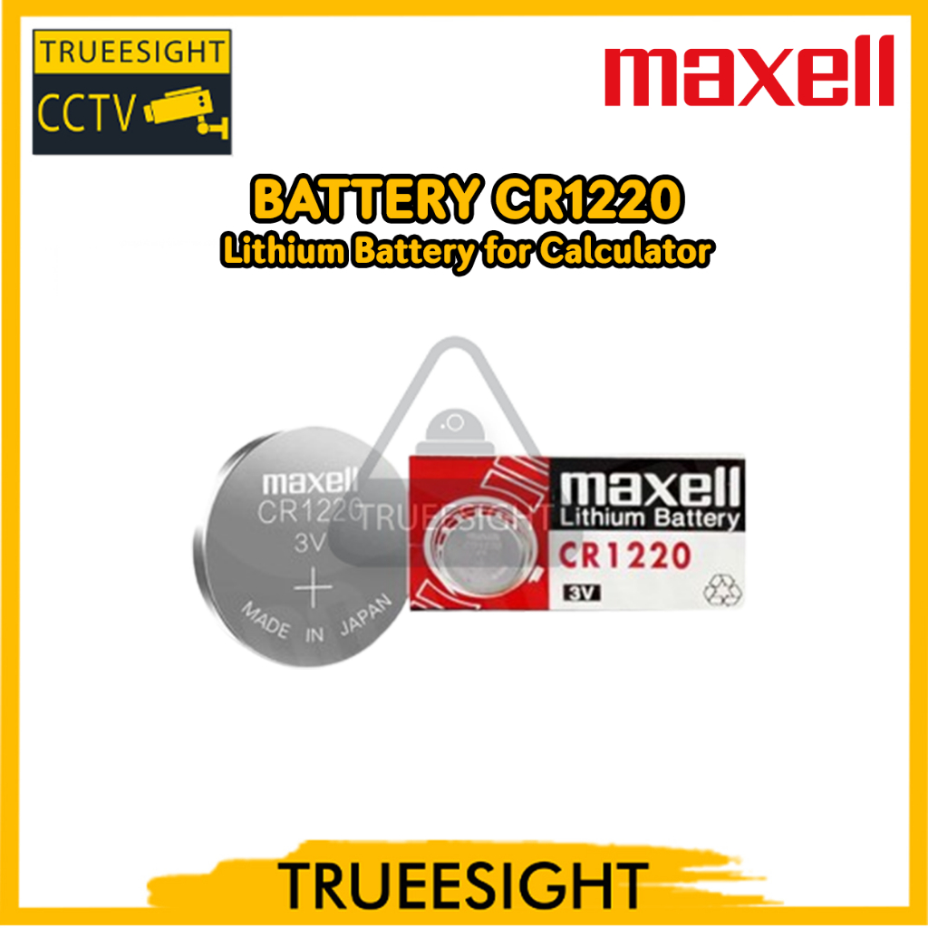 

MAXELL CR1220 Lithium Battery for Calculator
