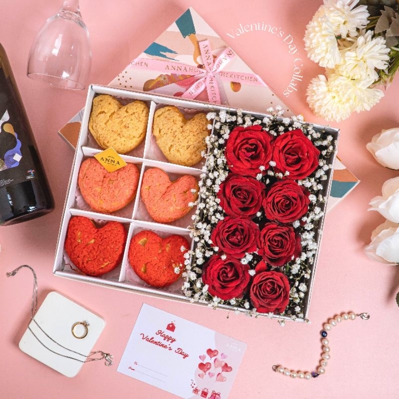 

Craqueline & Belle Flowers Valentine / Valday Gift / Kue & Bunga Valentine