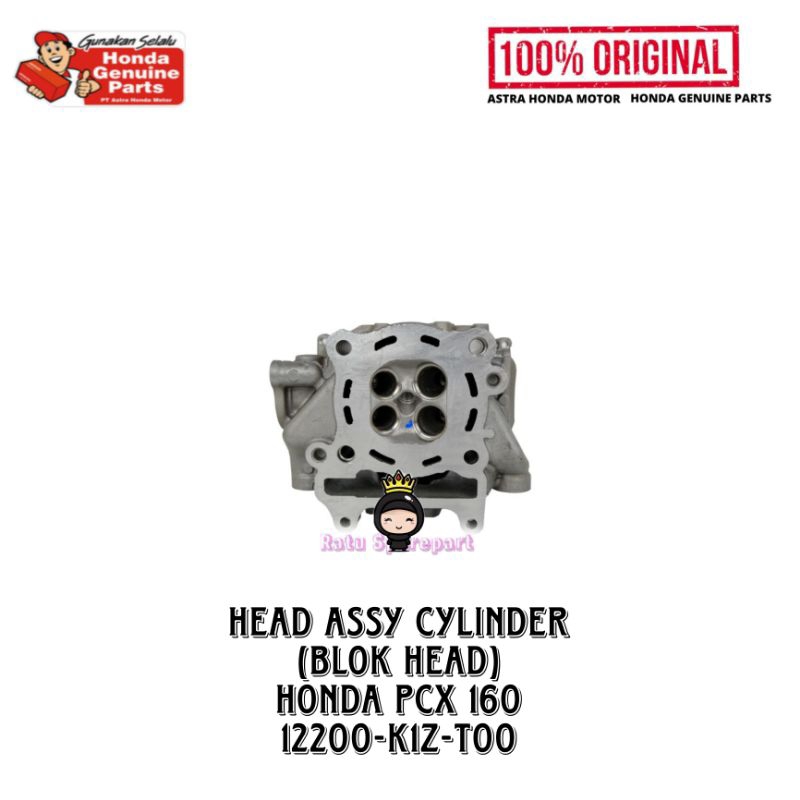 Head Assy Cylinder (Blok Head Cylinder) Honda PCX 160 Original - 12200K1ZT00 - Head Pcx 160 Original
