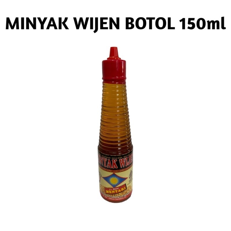 

Minyak Wijen Botol Cap Sinar Mentari 150ml