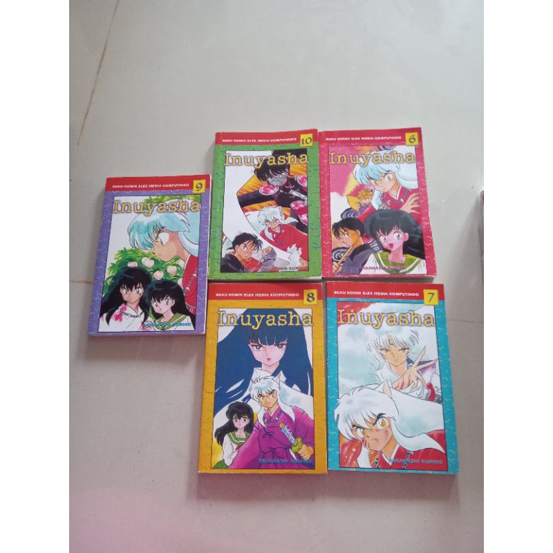 komik inuyasha 6,7,8,9,10 bonus 2 komik