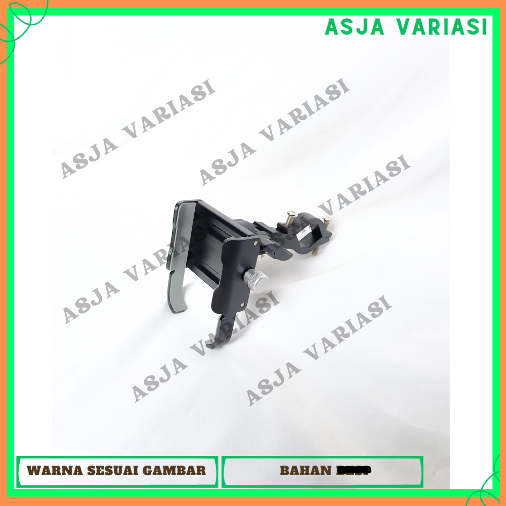 HOLDER HP STANG MOTOR PHONE HOLDER KISEKI PENYANGGA HP GPS UNIVERSAL BRACKET BRAKET BREKET NMAX AERO
