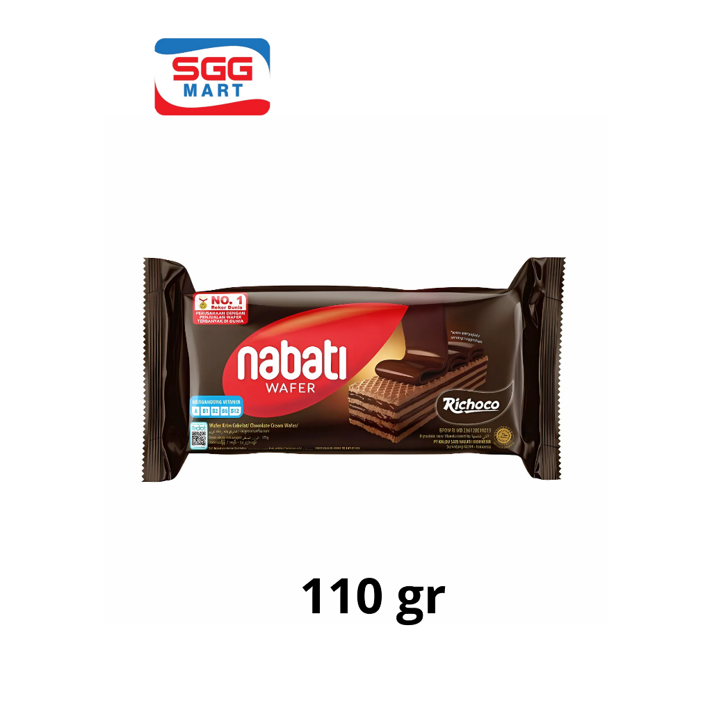 

Richoco Wafer Nabati Cokelat 110gr