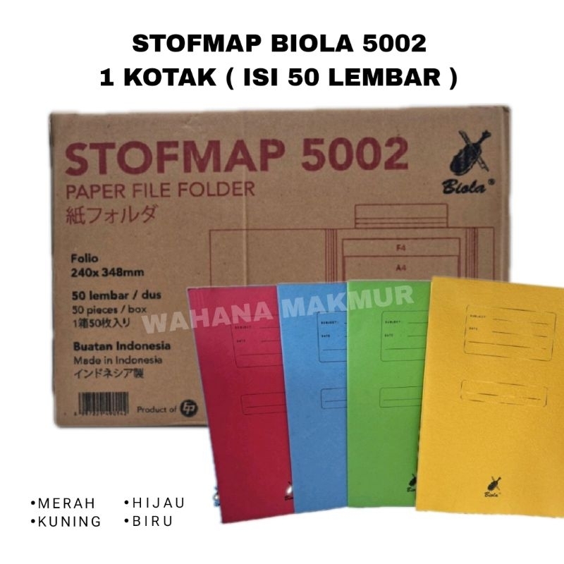 

Map 5002 BIO/BIOLA / Map kertas kambing
