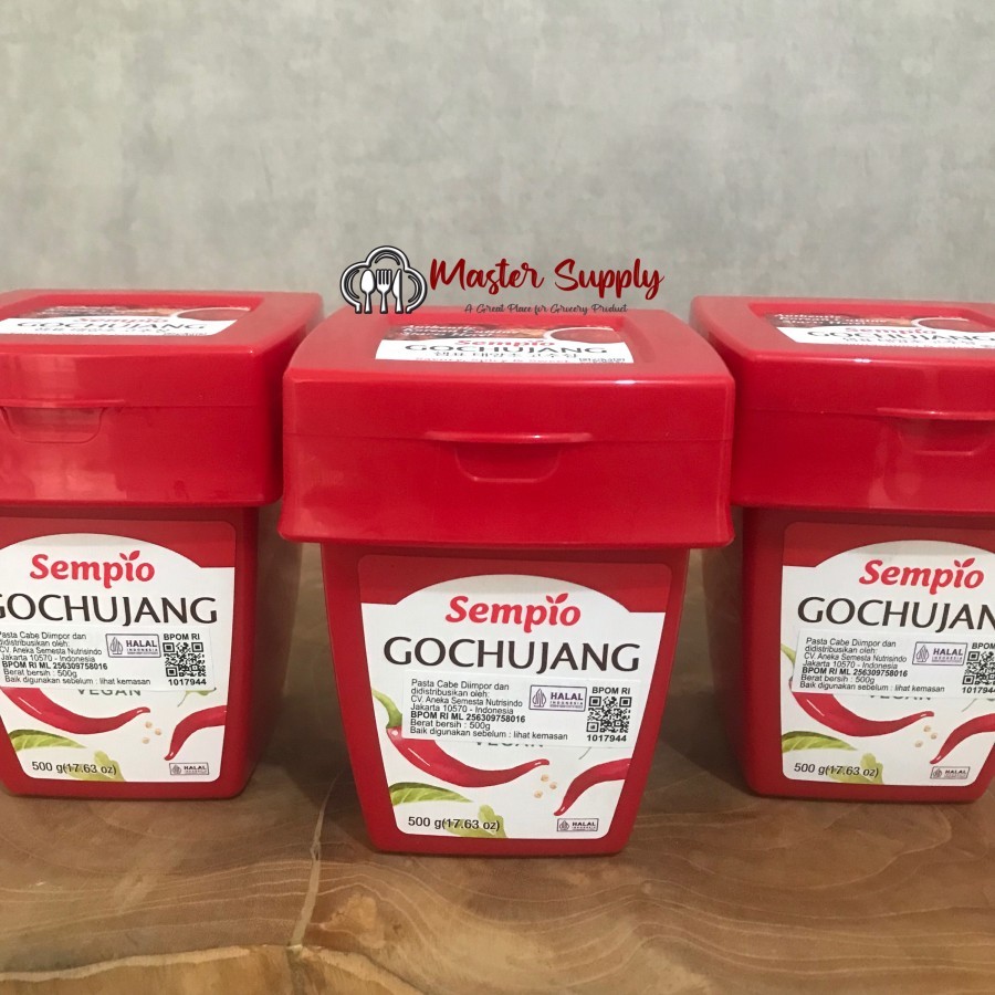 

SEMPIO GOCHUJANG 500 GR / PASTA CABE / SAMBAL KOREA / PASTA GOCHUJANG