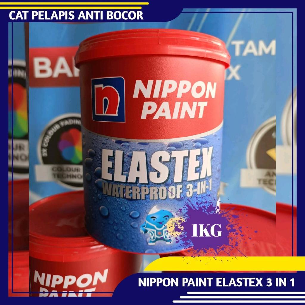 cat tembok waterproof nippon paint elastex (anti bocor) CAT TEMBOK WATERPROOF NIPPON ELASTEX 3IN1 1 