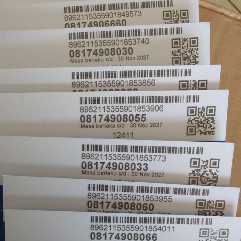 C) Nomor Cantik 11 Digit nomor super cantik XL 11 angka