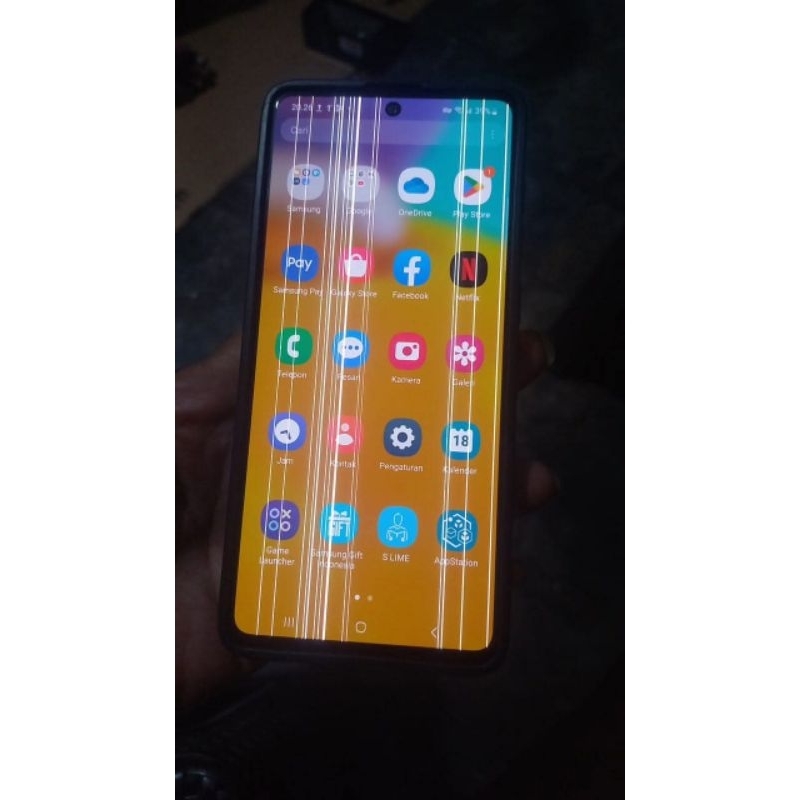 lcd samsung a71 original cabutan amoled