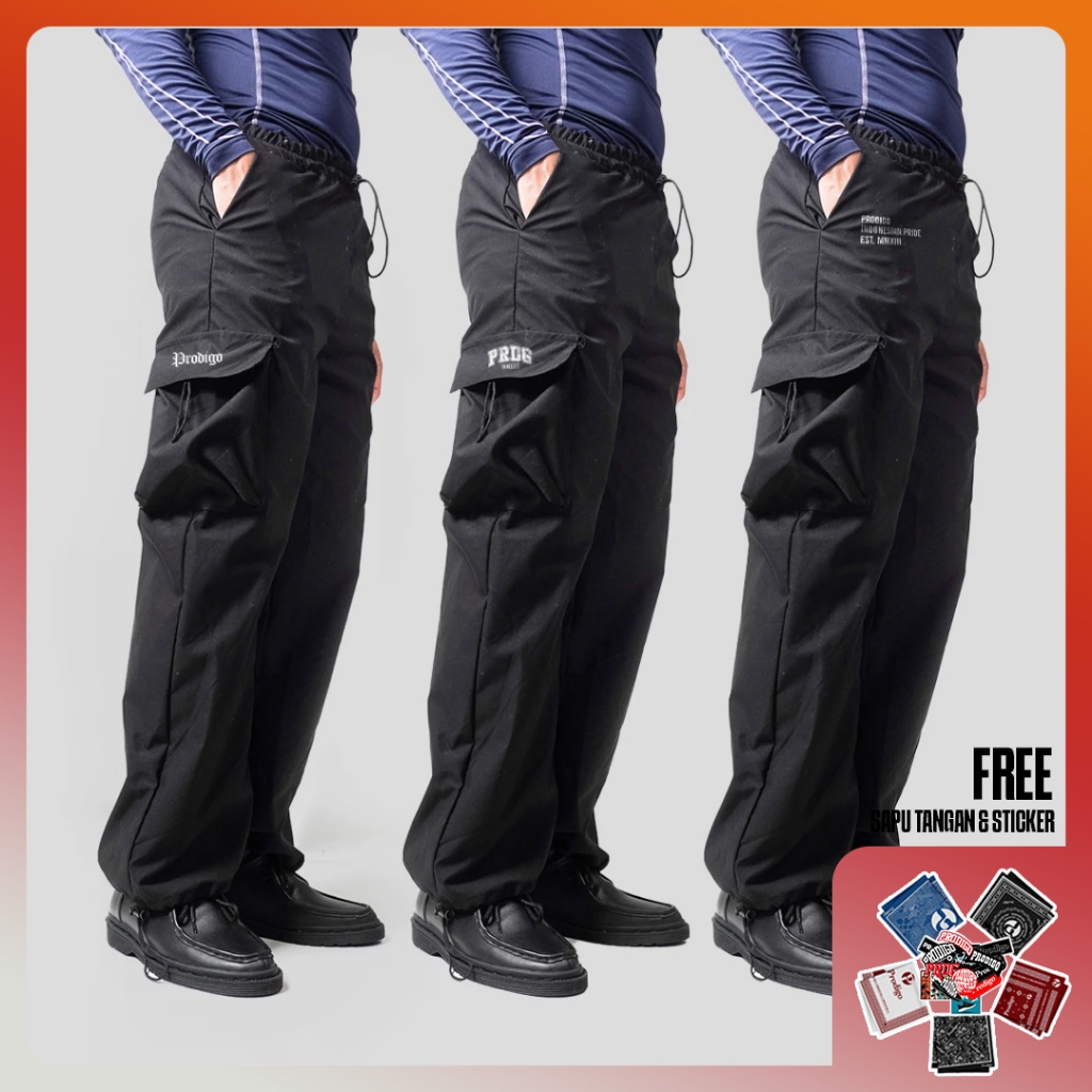 Prodigo * Track Pants Pria Namo I Celana Cargo I Cargo Track Pants I Celana Trackpants