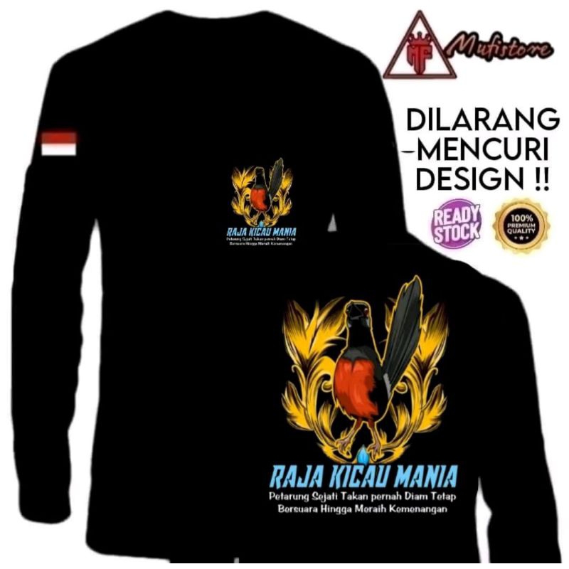 KAOS LENGAN PANJANG RAJA KICAU MANIA
