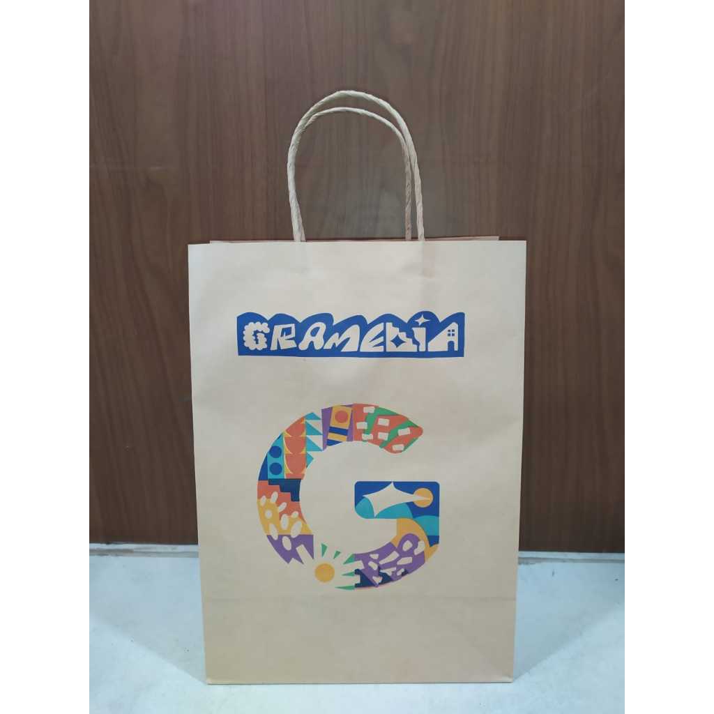 

Gramedia Banjarmasin - Gramedia Paper Bag Kraft Twisted M
