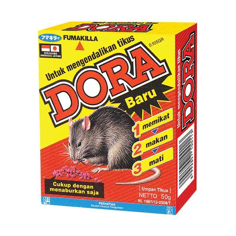Dora Racun Tikus Pembasmi Tikus Ampuh Mati Kering | FUMAKILLA 50gr