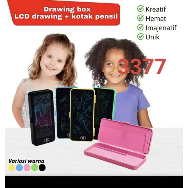 

KOTAK PENSIL MULTIFUNGSI LCD DRAWING PAD
