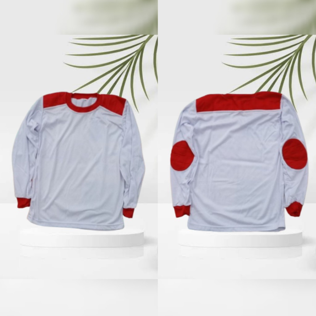 Kaos Lengan Panjang Merah Putih