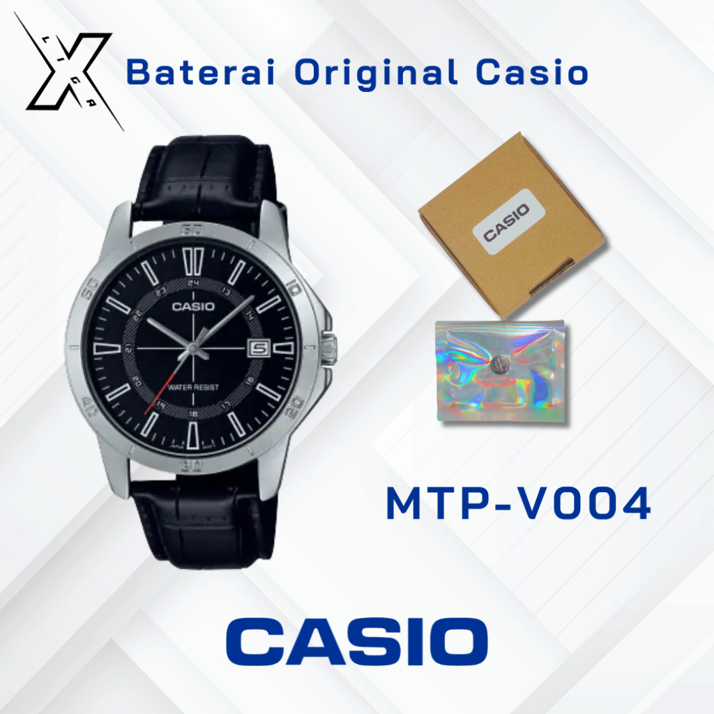 Baterai Jam Tangan Casio MTP-V004 Original