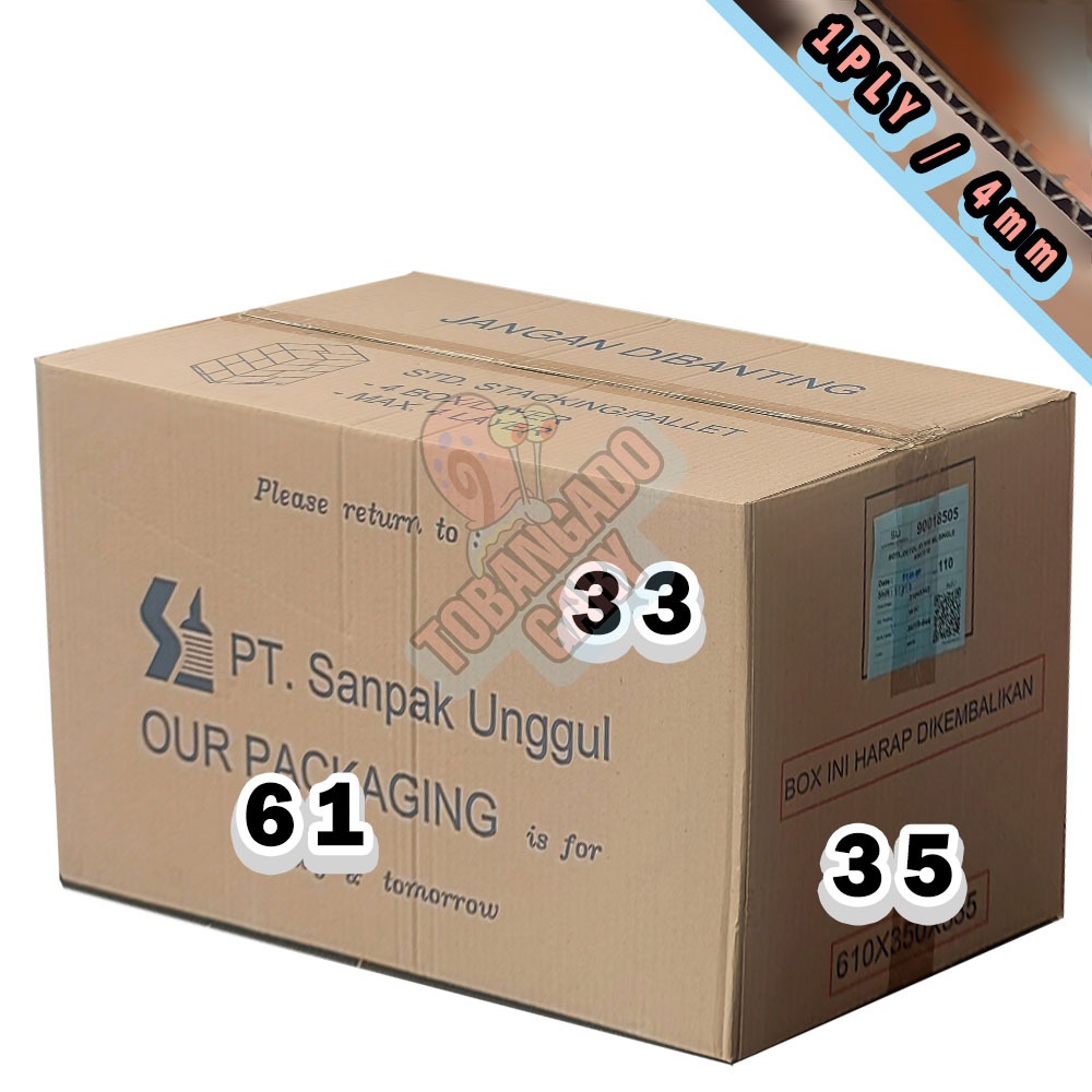 

Kardus Besar Packing Jumbo Bekas Pindahan Packaging Dus Tebal 61x35x33 Box Pengiriman Penyimpanan Kotak 1ply 2ply Baru 2 layer 1 layer 2 ply 1 ply Super Karton Kemasan Murah Dynaplast Polos Paking Barang Kantor Arsip Kuat Rumah Keras Single Double Wall