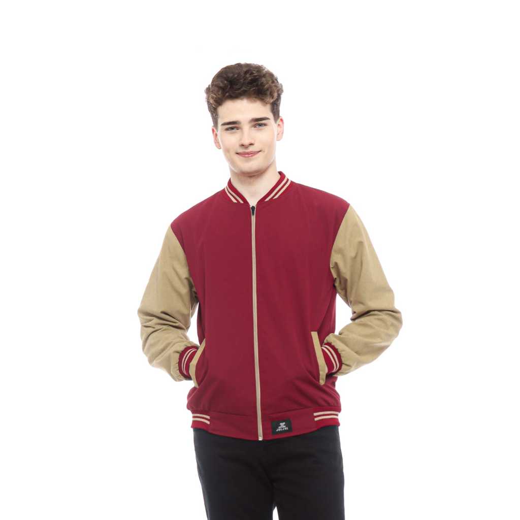 Jaket bomber kanvas pariasi - jaket bomber elegant jaket bomber casual