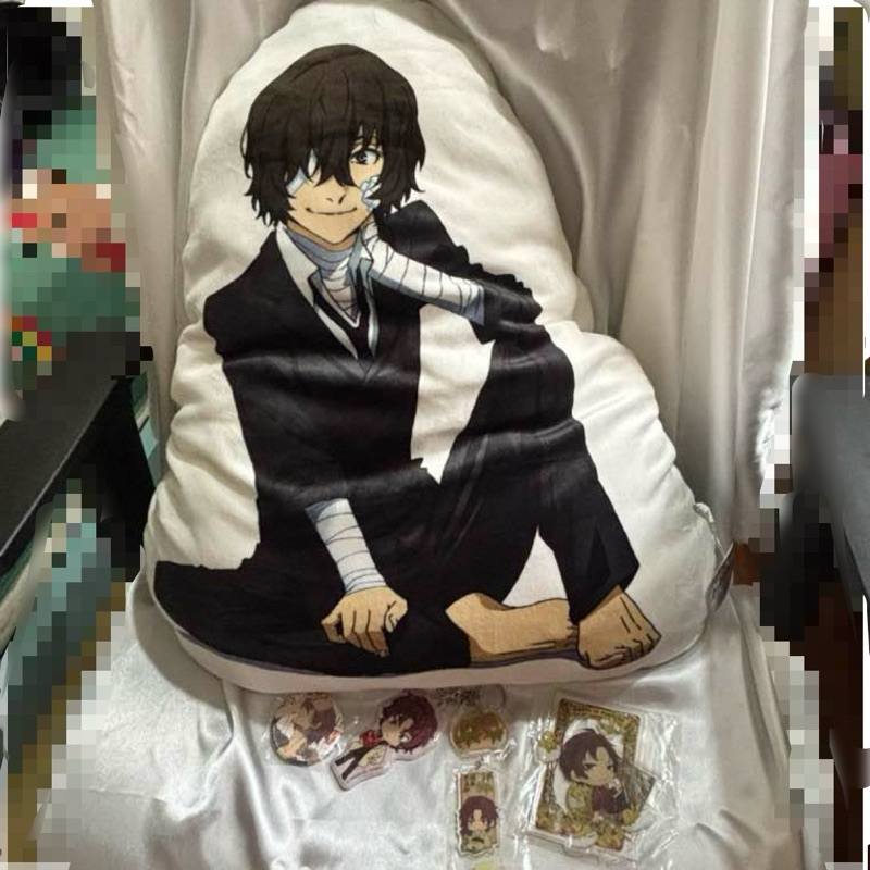 Dazai Osamu Oda Sakunosuke Odasaku Bungo Stray Dogs BSD Hito o Dame ni Suru Cushion