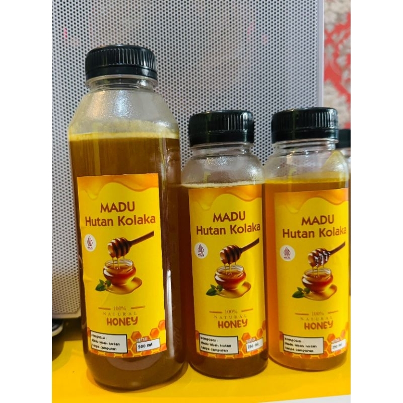 

Madu hutan asli kolaka 500ml & 250 ml madu dari lebah liar