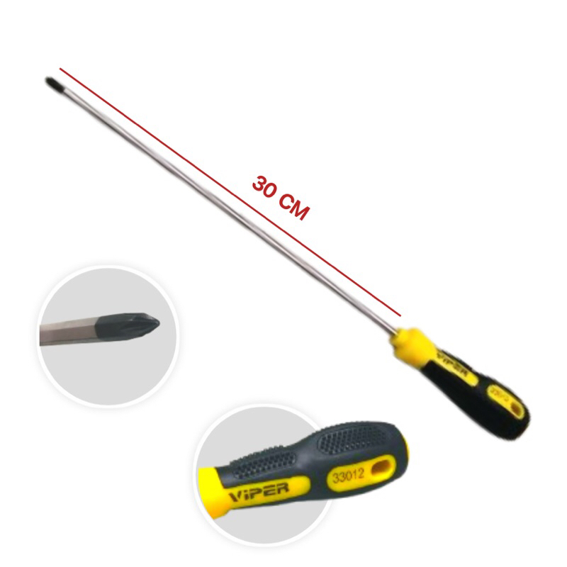 Obeng Bunga Magnet 6 x 300 Panjang 30 cm