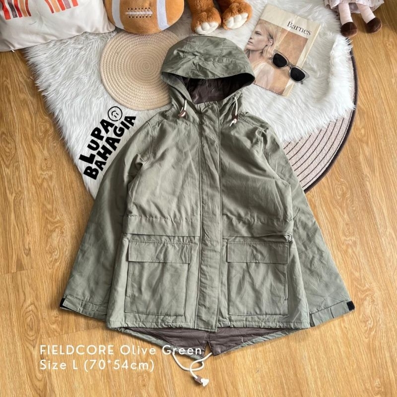 FIELDCORE Ijo Army Outdoor Parka Jaket size L | 100% Original