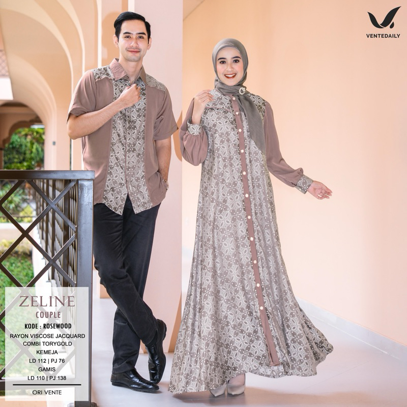 Latopia_ [Vican] Ventedaily - Niara Dania Arfisa Bianca Stevia Couple Hijab Sarimbit Pasangan