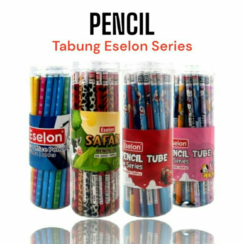 

50pcs Pensil Karakter / 1 Tabung Pensil 2B Karaktet