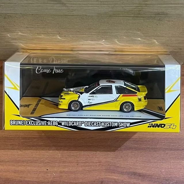 INNO 64 TOYOTA SPRINTER TRUENO AE86 (BRUNEI DIECAST CUSTOM SHOW 2024) INNO64