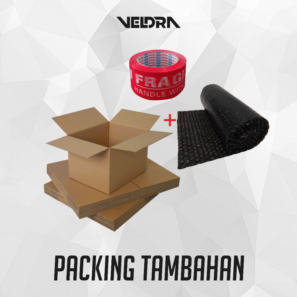 

Packing Tambahan Kardus + Bubble Wrap