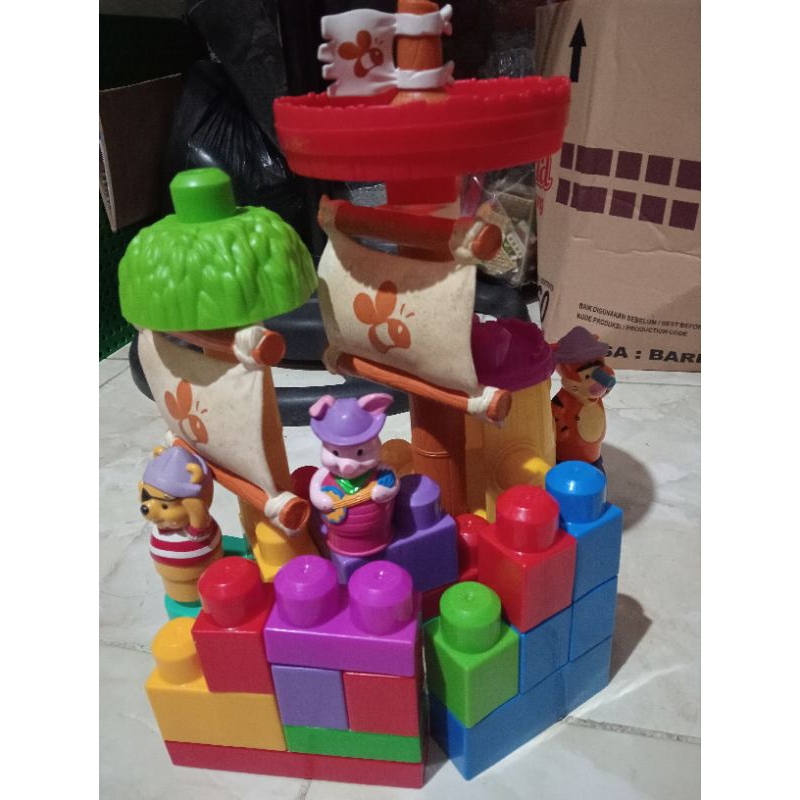 megabloks Winnie the Pooh pirate ship preloved