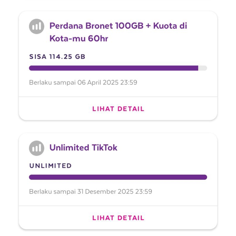 Perdana axis 100gb+kuota lokal