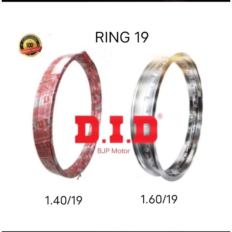 Velg Did Besi Motor Universal Ring 19 Hole 36 Tipe Chrome - Pilihan Ukuran, Stylish, Tahan Benturan