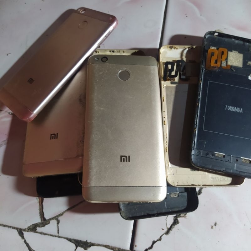 backdoor tutup belakang fingerprint redmi 4x original copotan