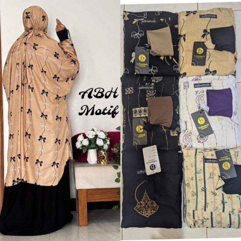 Mukena yabasmah atas bawah/ mukena hadramaut atas bawah