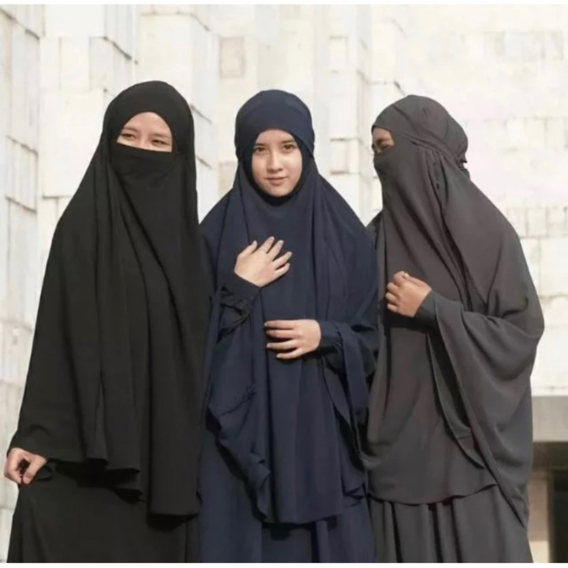 preloved khimar Aazeen Hijab Alila hitam