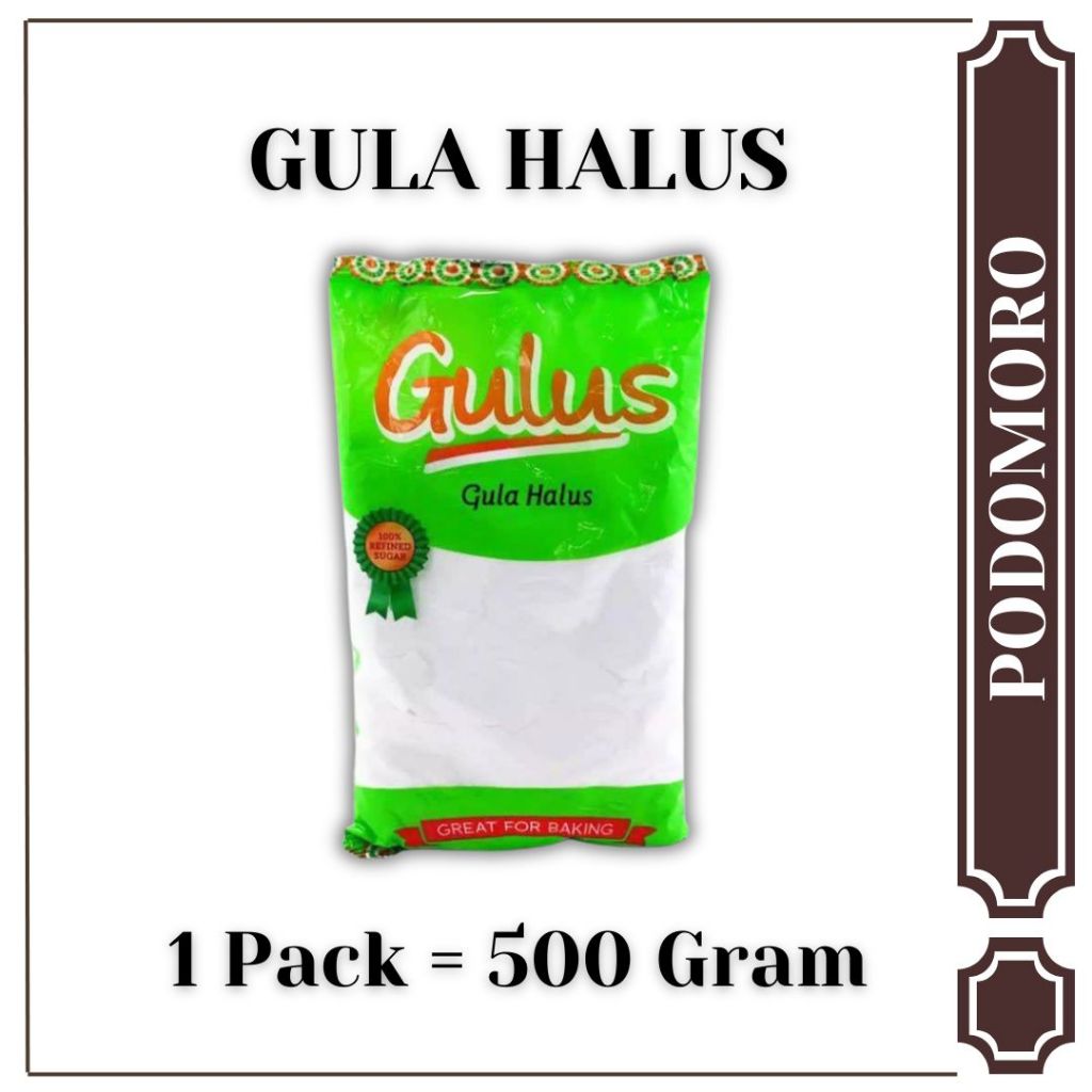 

GULUS Gula Halus Kemasan 500 GR / Gula Tabur / Gula Donat / cocok untuk baking