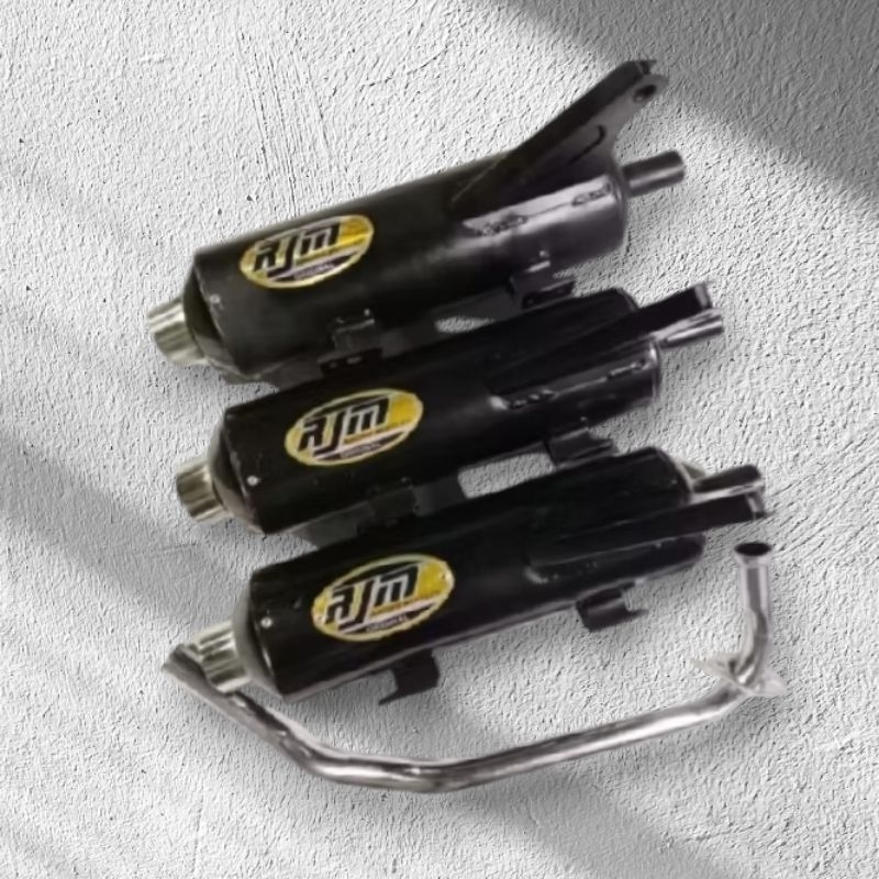 Knalpot standar racing TSUGIGI RJM UJUNG CROOM  Beat deluxe scoopy spacy nex spin geneo mio sporty v