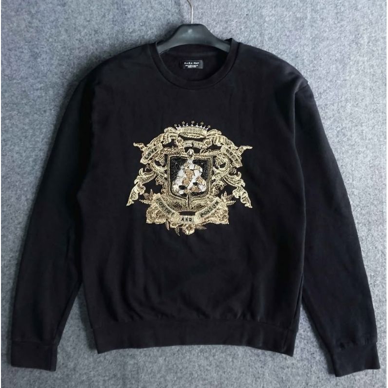 Crewneck Original Zara Man Hitam