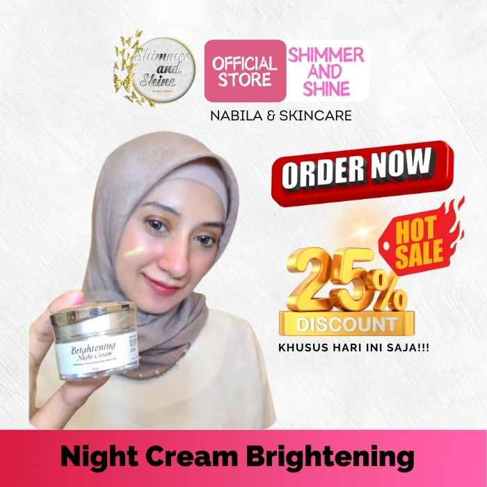 SHIMMER And SHINE BY BYLA BEAUTY Night Cream Brightening Krim