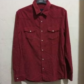 Kemeja Corduroy thripting original brand 8 second