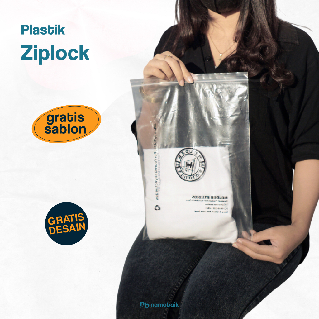 

Ziplock / Klip / Zip - Plastik Sablon Gratis Desain [COD]