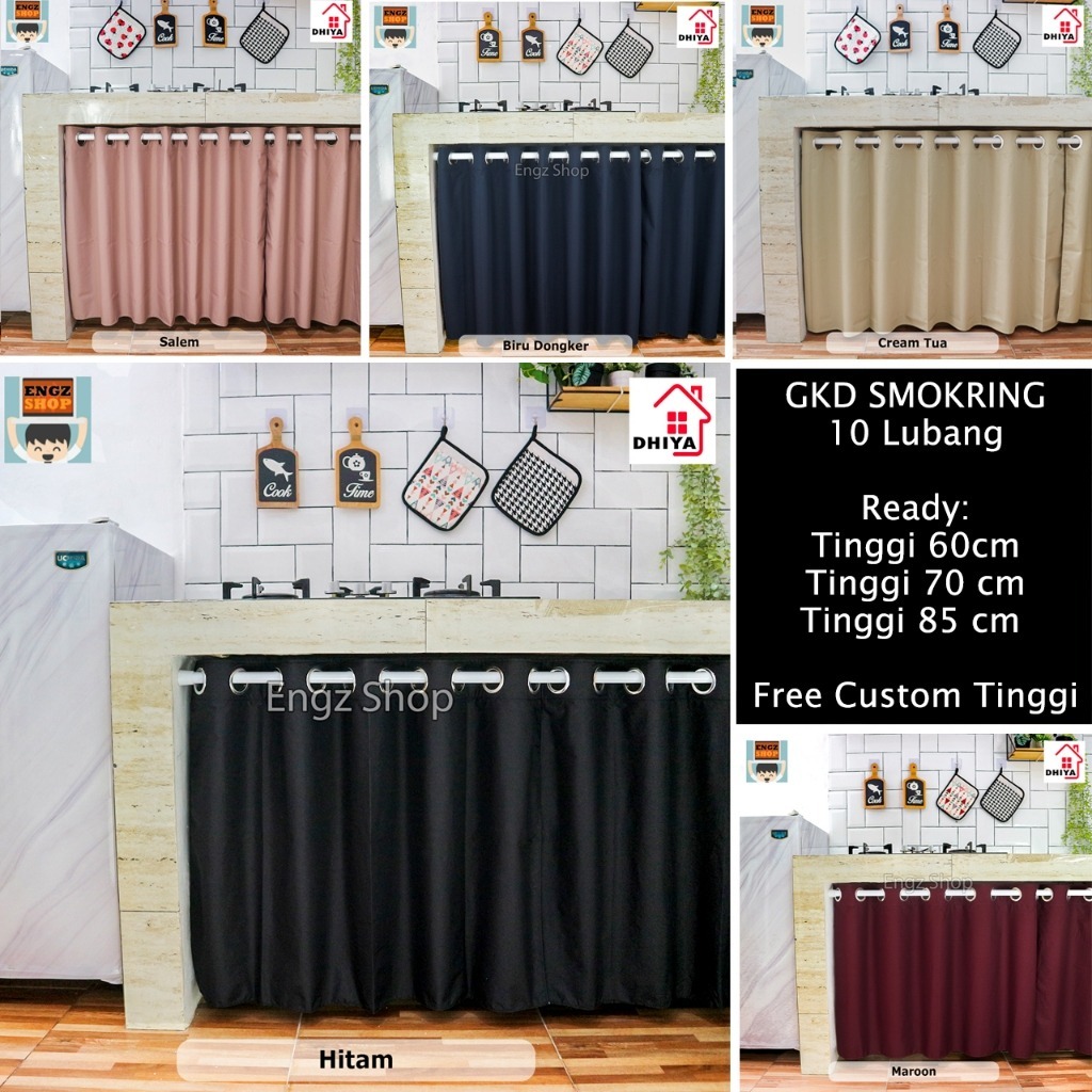 Gorden Dapur Smokring 10 lubang Gorden Kolong Dapur Waterproof Anti Air