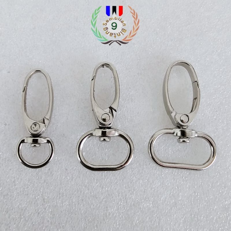 

Kew Kew Oval Kait Besi Cantelan Gantungan Id Card Bahan Nikel